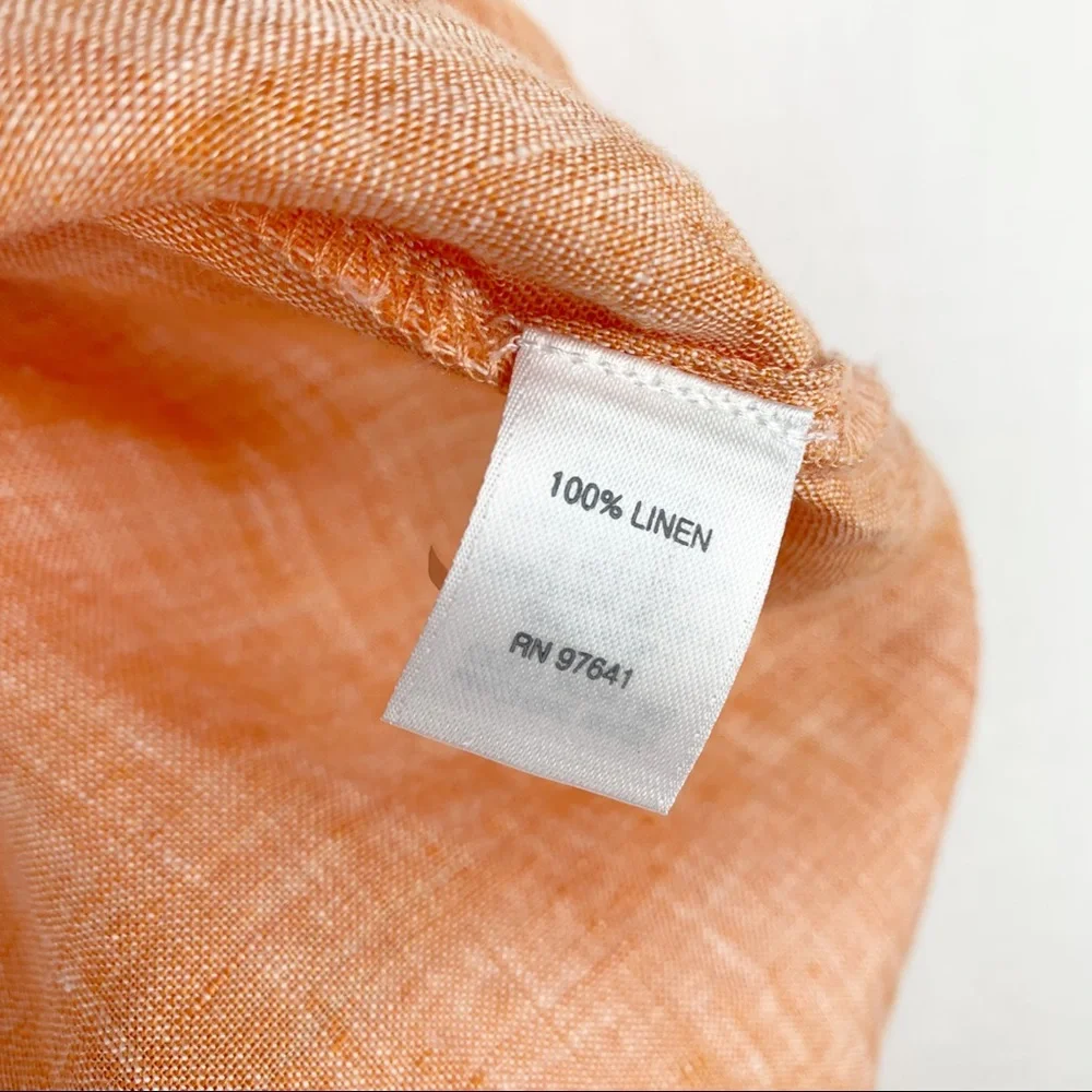 J. Jill Peach Button-Up Tunic - Picture 7 of 8